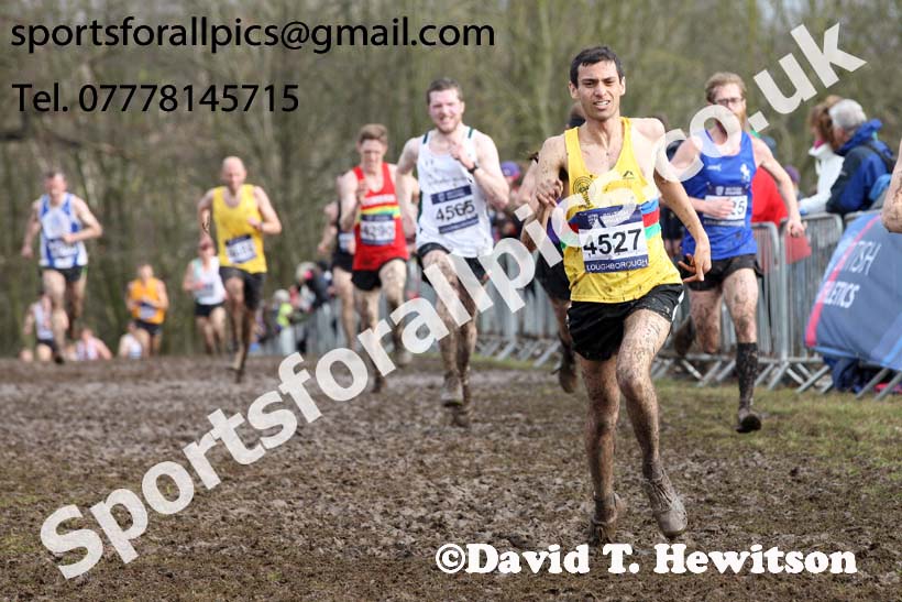 Senior mens 2018 British Inter Counties Cross Country Champs., Prestwold Hall, Loughborough. Photo: David T. Hewitson/Sports for All Pics